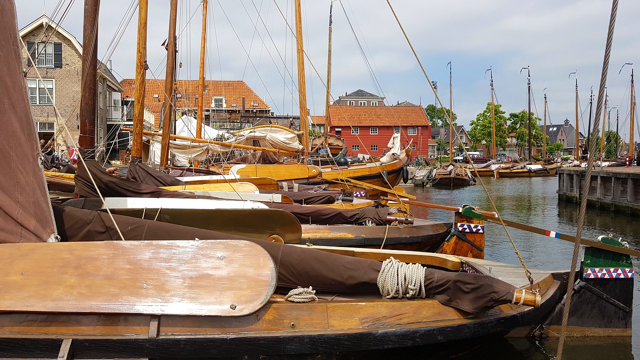 Žvejybos Laivai,  Uosto,  Spakenburg,  Valtys,  Turizmas,  Nyderlandai,  Vandens,  Šventė,  Buriavimas,  Burlaiviai