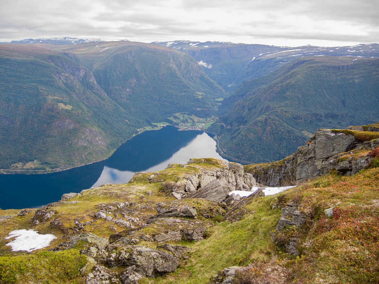 Fjordas, Slėnis, Norvegija, Kalnai, Gamta, Skandinavija, Jūra, Lofoten, Perspektyva, Kraštovaizdis