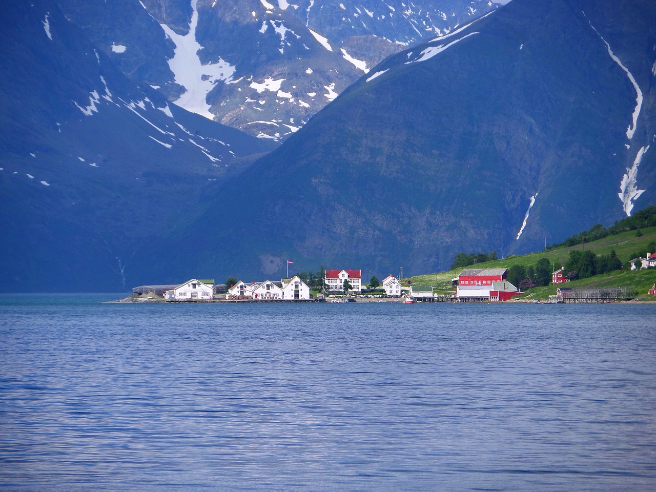 Fjordas, Kaimas, Jūra, Kelionė, Nemokamos Nuotraukos,  Nemokama Licenzija