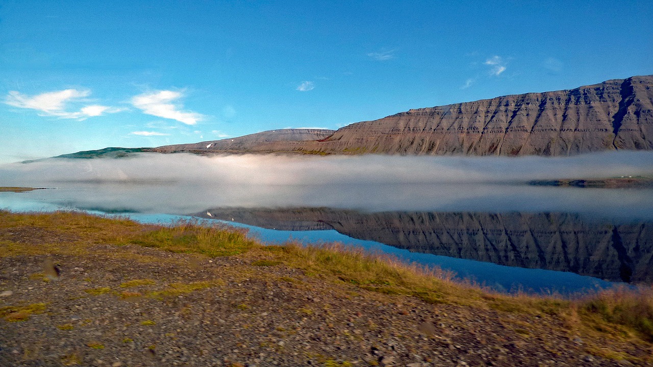 Fjordas, Dýrafjörður, Iceland, Rūkas, Westfjords, R, Nemokamos Nuotraukos,  Nemokama Licenzija