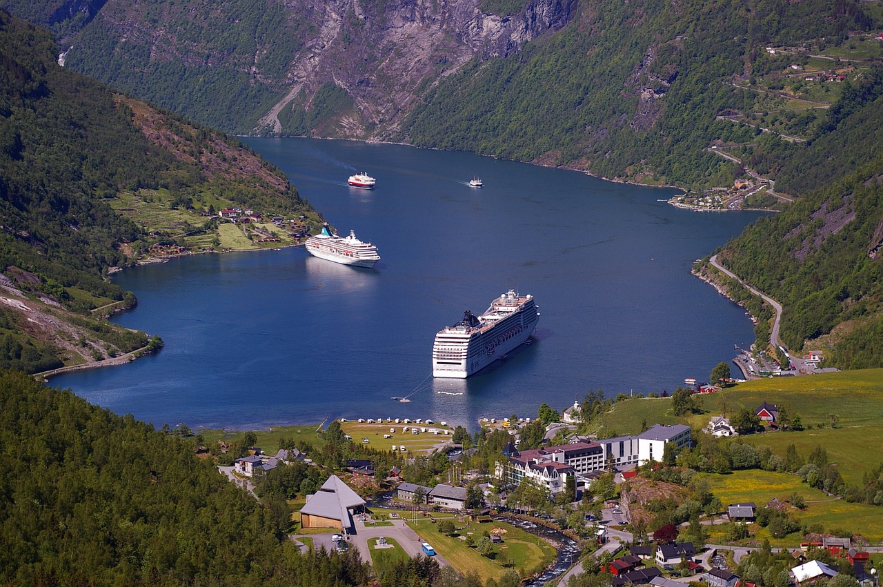 Fjordas, Norvegija, Fjordlandschaft, Kalnai, Kraštovaizdis, Gamta, Kalnas, Dangus, Aukščiausiojo Lygio Susitikimas, Pavasaris