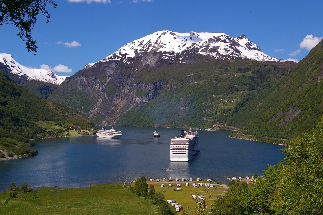 Fjordas, Norvegija, Fjordlandschaft, Kalnai, Kraštovaizdis, Gamta, Kalnas, Dangus, Aukščiausiojo Lygio Susitikimas, Pavasaris