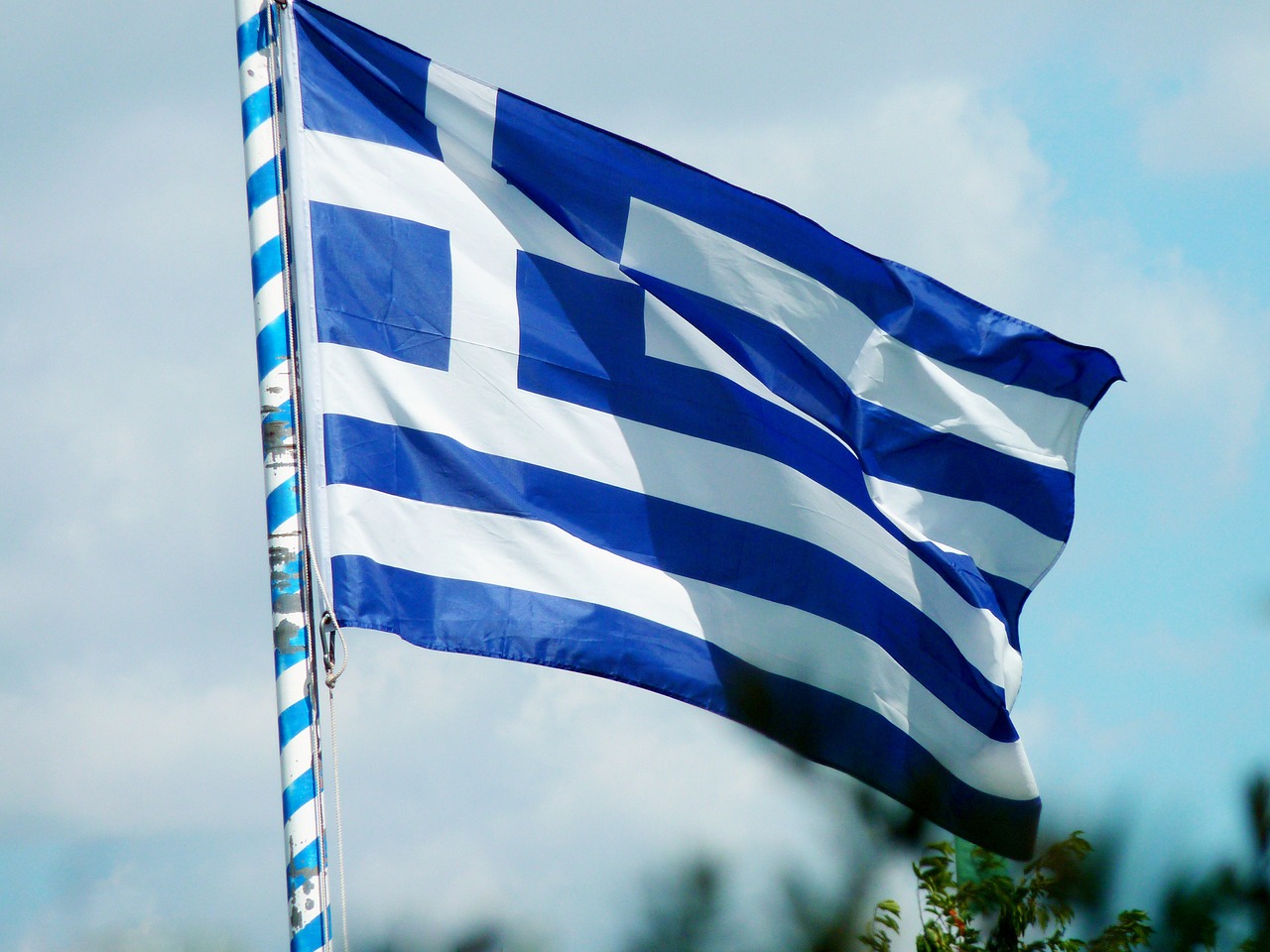 Vėliava, Graikija, Graikų Kalba, Europa, Mėlynas, Graikai, Greksitas, Pinigų Sąjunga, Skolos, Europos Centrinis Bankas