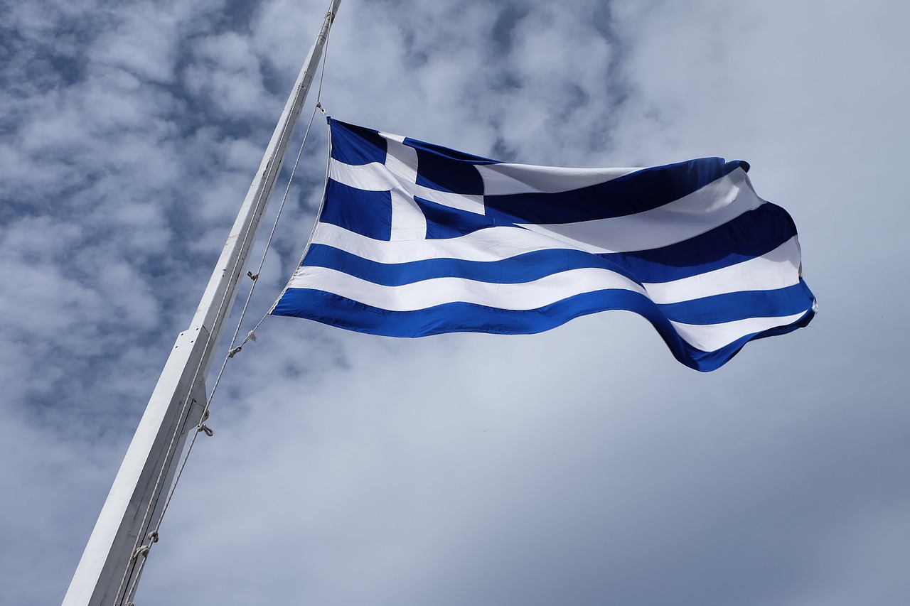 Vėliava, Graikija, Nemokamos Nuotraukos,  Nemokama Licenzija