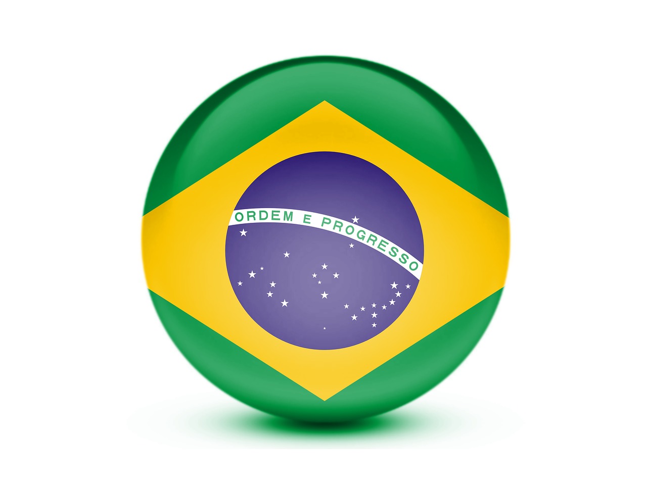 Vėliava, Brazilija, 3D, Brazilijos Vėliava, Nacionalinis, Brazilijos, Amerikietis, Simbolis, Patriotizmas, Žalias