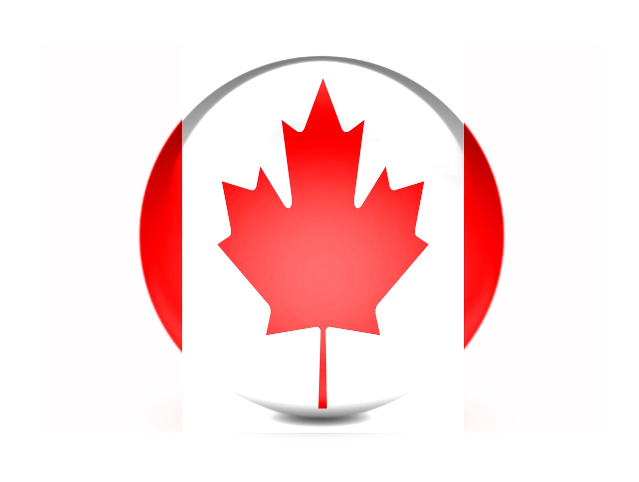 Vėliava, Kanada, 3D, Kanados Vėliava, Simbolis, Kanados, Nacionalinis, Patriotizmas, Plaukiojantys, Šiaurė