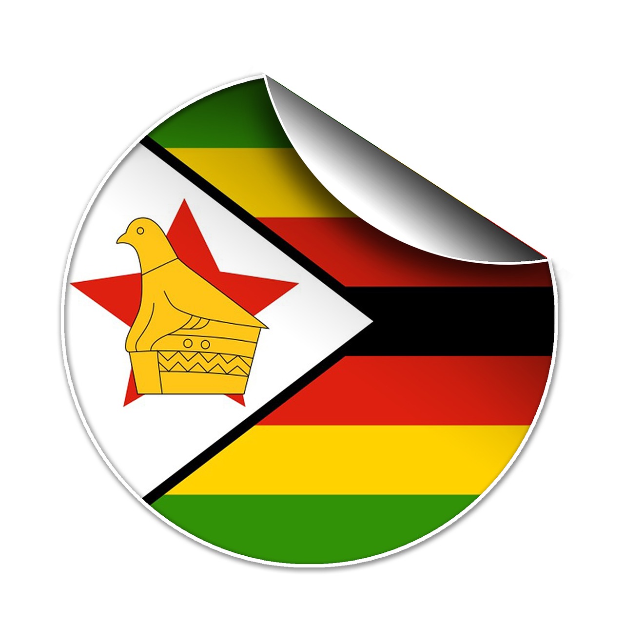 Vėliava, Zimbabvė, Simbolis, Zimbabvė, Nemokamos Nuotraukos,  Nemokama Licenzija