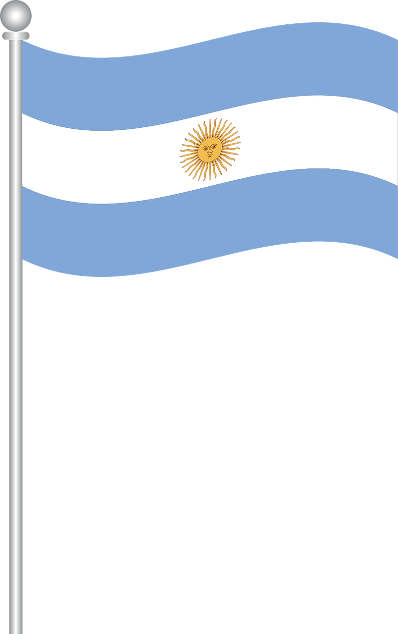 Argentinos Vėliava, Vėliava, Argentina, Pasaulis, Nemokama Vektorinė Grafika, Nemokamos Nuotraukos,  Nemokama Licenzija