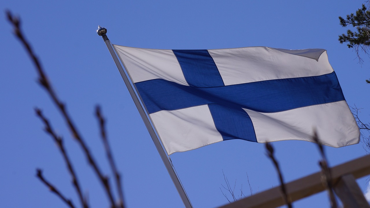 Finlando Vėliava, Mėlyna Kryžius, Flagpole, Vėliava Svirtis, Musia, Vėliava, Suomių, Nemokamos Nuotraukos,  Nemokama Licenzija