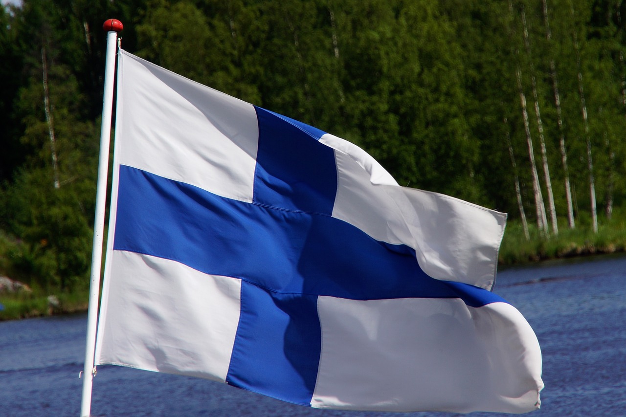 Finlando Vėliava, Mėlyna Kryžius, Suomių, Musia, Mėlyna Ir Balta, Nemokamos Nuotraukos,  Nemokama Licenzija