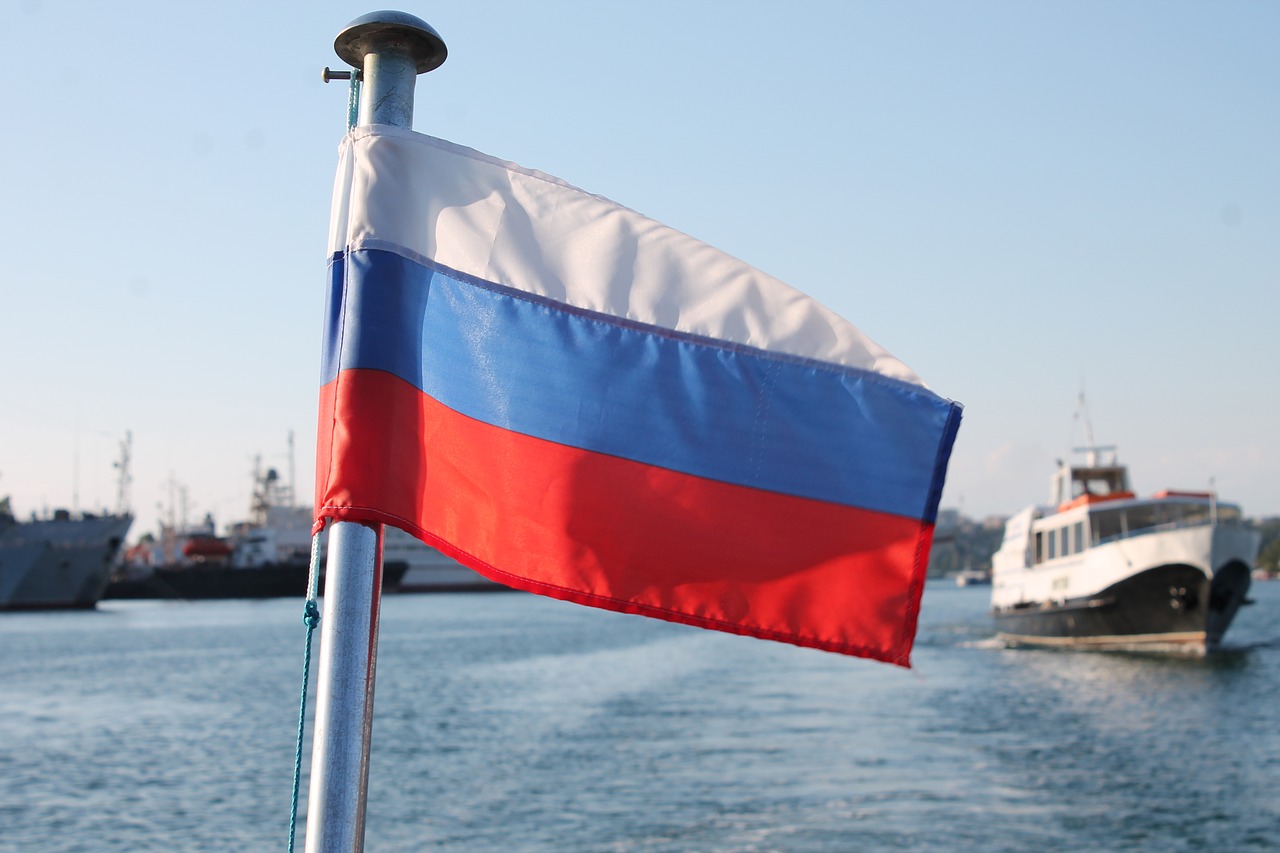 Rusijos Vėliava, Rusija Jūroje, Rusijos Laivynas, Nemokamos Nuotraukos,  Nemokama Licenzija