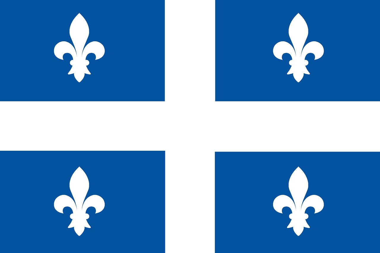 Flag Quebec, Vėliava, Tautinė Vėliava, Šalis, Mėlynas, Balta, Pareigūnas, Nemokamos Nuotraukos,  Nemokama Licenzija