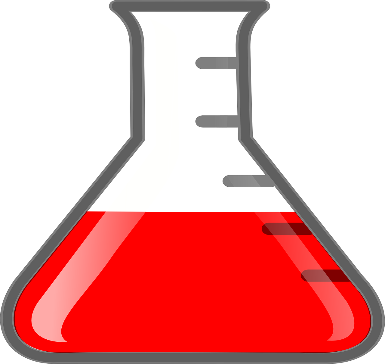 Kolba, Keptuvėlis, Raudona, Chemija, Mokslas, Matavimas, Nemokama Vektorinė Grafika, Nemokamos Nuotraukos,  Nemokama Licenzija