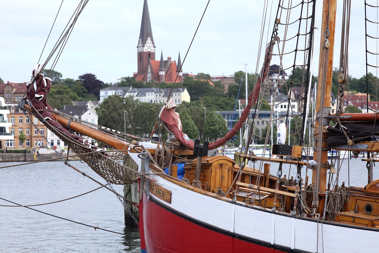 Flensburgas, St Jürgen, Uostas, Rytinė Pakrantė, Dagmar Aaen, Uosto Muziejus, Nemokamos Nuotraukos,  Nemokama Licenzija