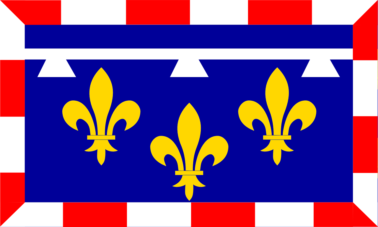 Fleur De Lis, Fleur-De-Lis, Vėliava, Heraldika, Prancūzų Kalba, Dizainas, Nemokama Vektorinė Grafika, Nemokamos Nuotraukos,  Nemokama Licenzija