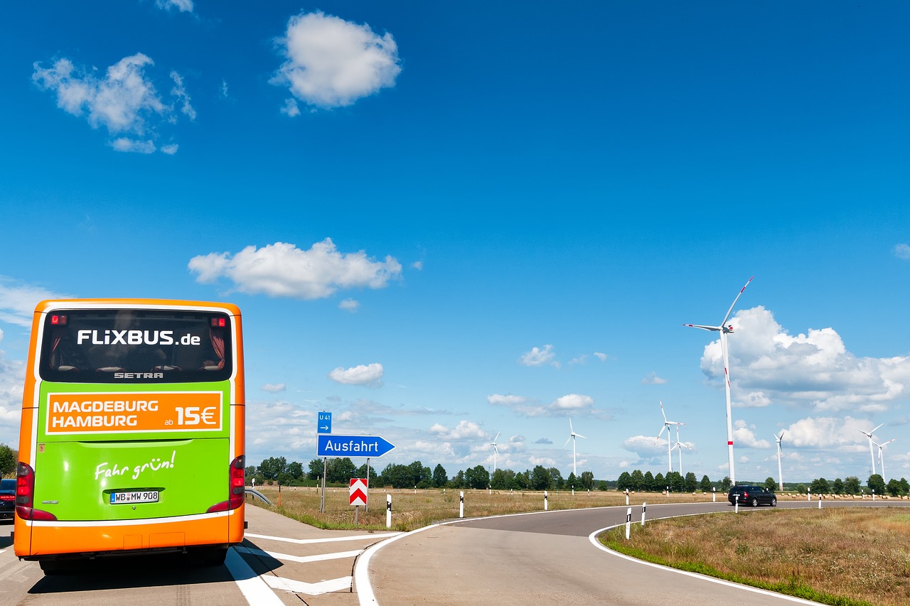 Flixbus, Greitkelis, Vokietija, Eismas, Gatves, Kelio, Nemokamos Nuotraukos,  Nemokama Licenzija