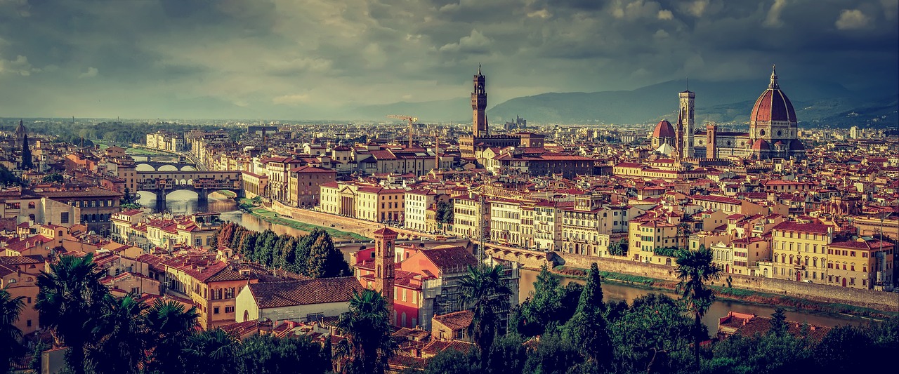 Florencija, Toskana, Italy, Panorama, Firenze, Architektūra, Senamiestis, Istorija, Nemokamos Nuotraukos,  Nemokama Licenzija