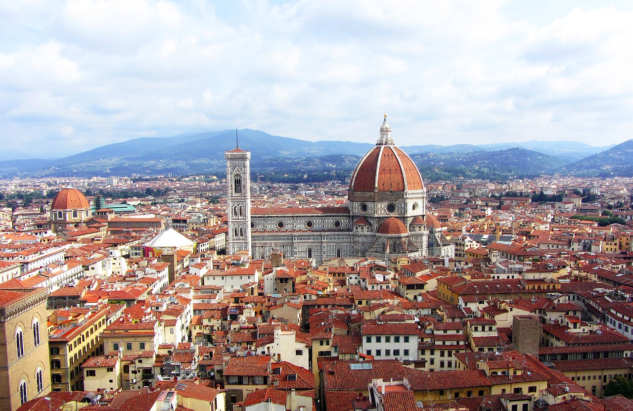 Florencija, Miestas, Italy, Il Duomo, Duomo, Vaizdas, Kelionė, Europa, Architektūra, Statyba