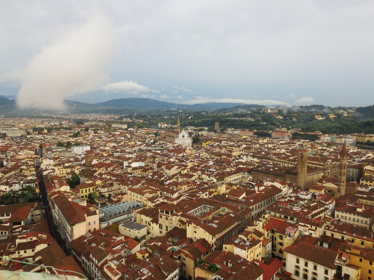 Florencija, Duomo, Miestas, Vaizdas, Aukštis, Italy, Nemokamos Nuotraukos,  Nemokama Licenzija