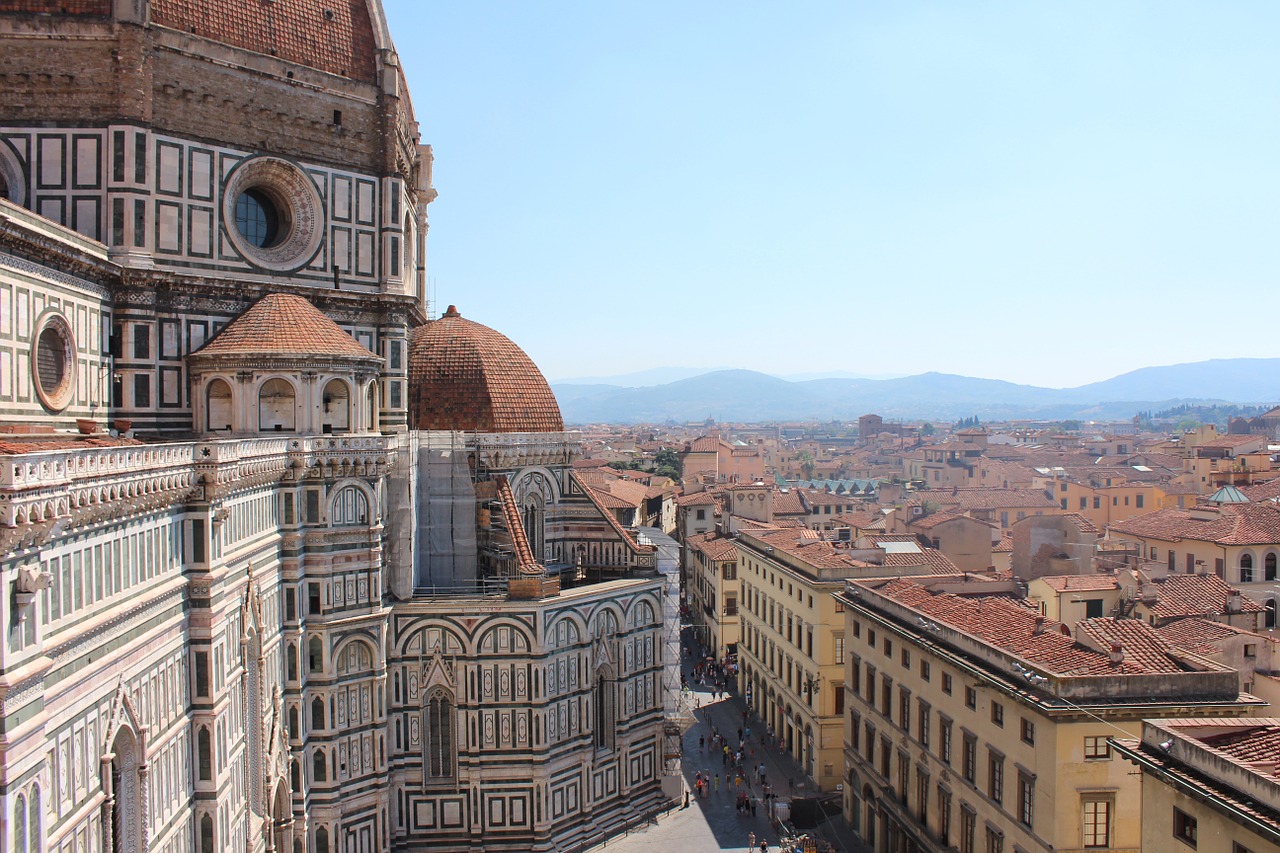 Florencija, Katedra, Italy, Toskana, Architektūra, Bažnyčia, Senas, Ispanų, Orientyras, Pastatas