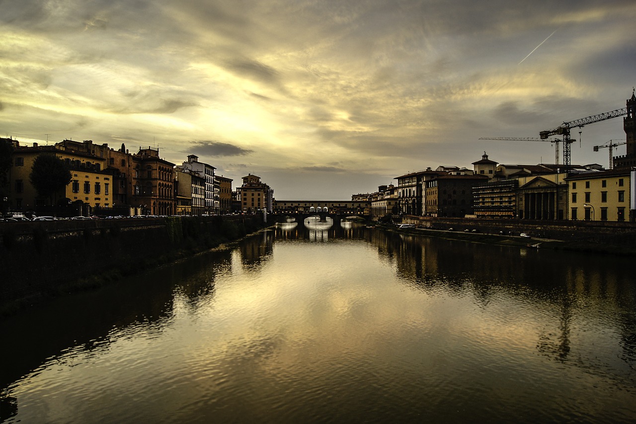 Florencija,  Ponte Vecchio,  Italy,  Toskana,  Europa,  Ispanų,  Firenze,  Senas,  Miestas,  Orientyras