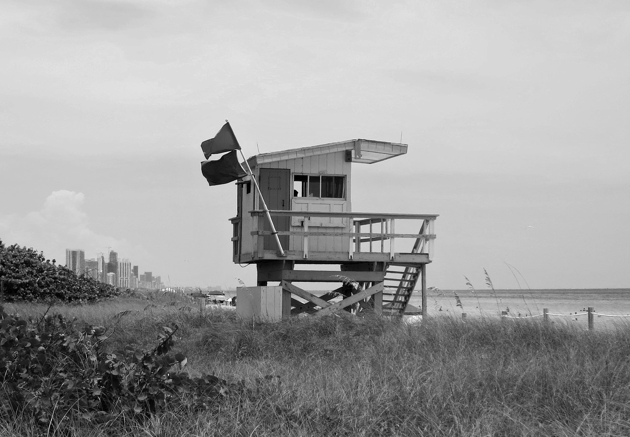 Florida, Majamio Paplūdimys, Baywatch, Budėjimo Gelbėtojas, Papludimys, Nemokamos Nuotraukos,  Nemokama Licenzija