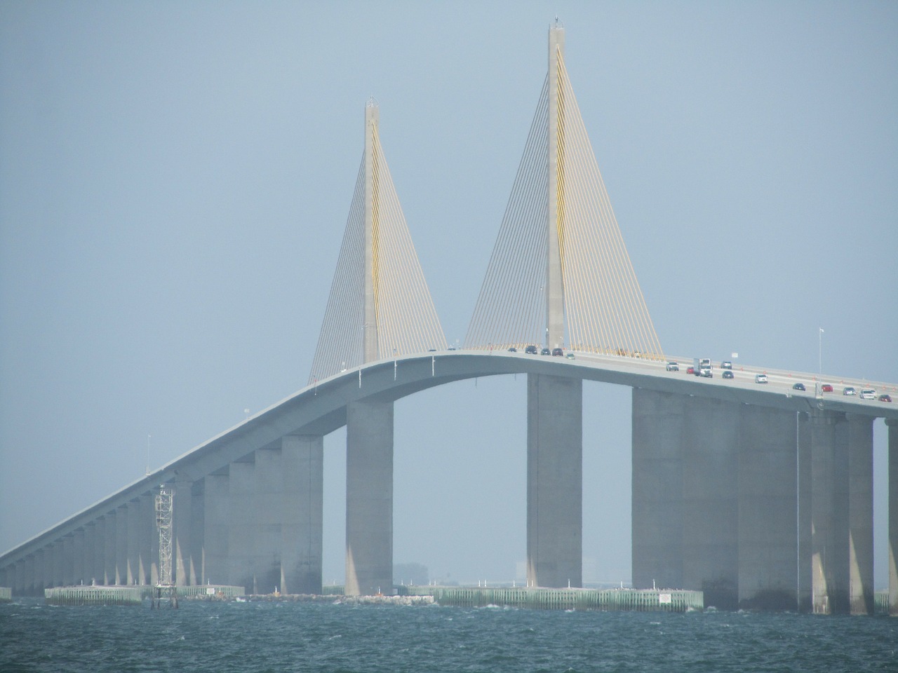 Florida, Tampa Įlanka, Tiltas, Architektūra, Architektūros Dizainas, Struktūra, Dizainas, Statyba, Inžinerija, Architektūra