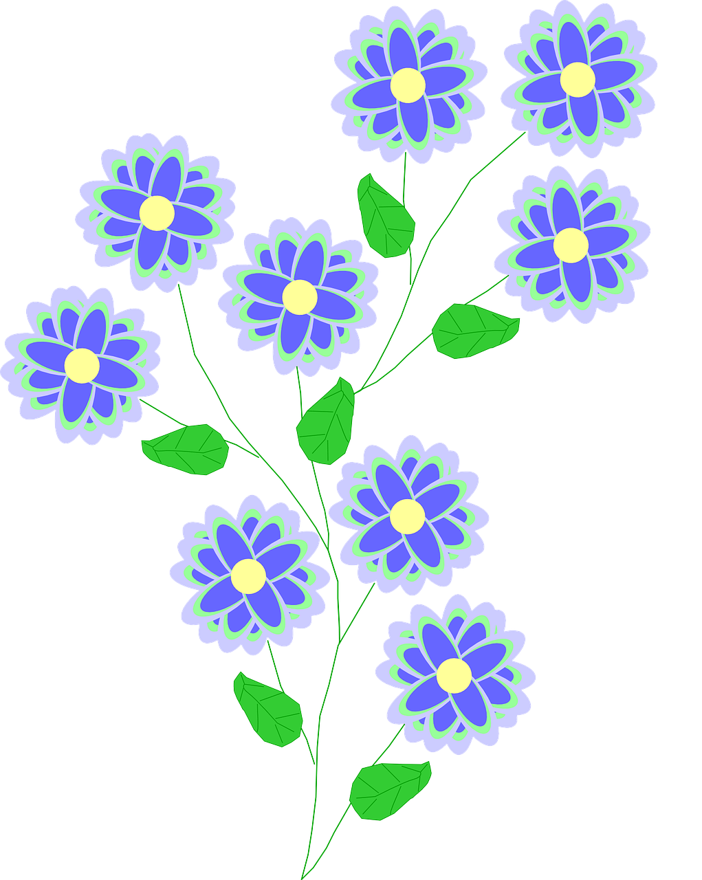 Gėlė, Augalai Pavasaris, Gėlių, Mėlynas, Nemokama Vektorinė Grafika, Nemokamos Nuotraukos,  Nemokama Licenzija