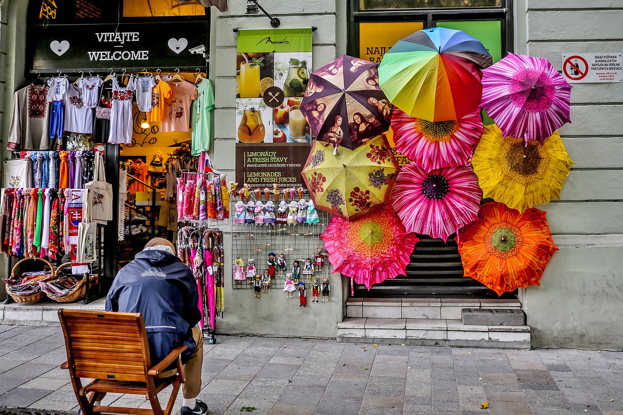 Gėlės, Skėtis, Spalvos, Gėlė, Turistinis, Gatvė, Miesto, Margaret, Oranžinė Daisy, Nemokamos Nuotraukos