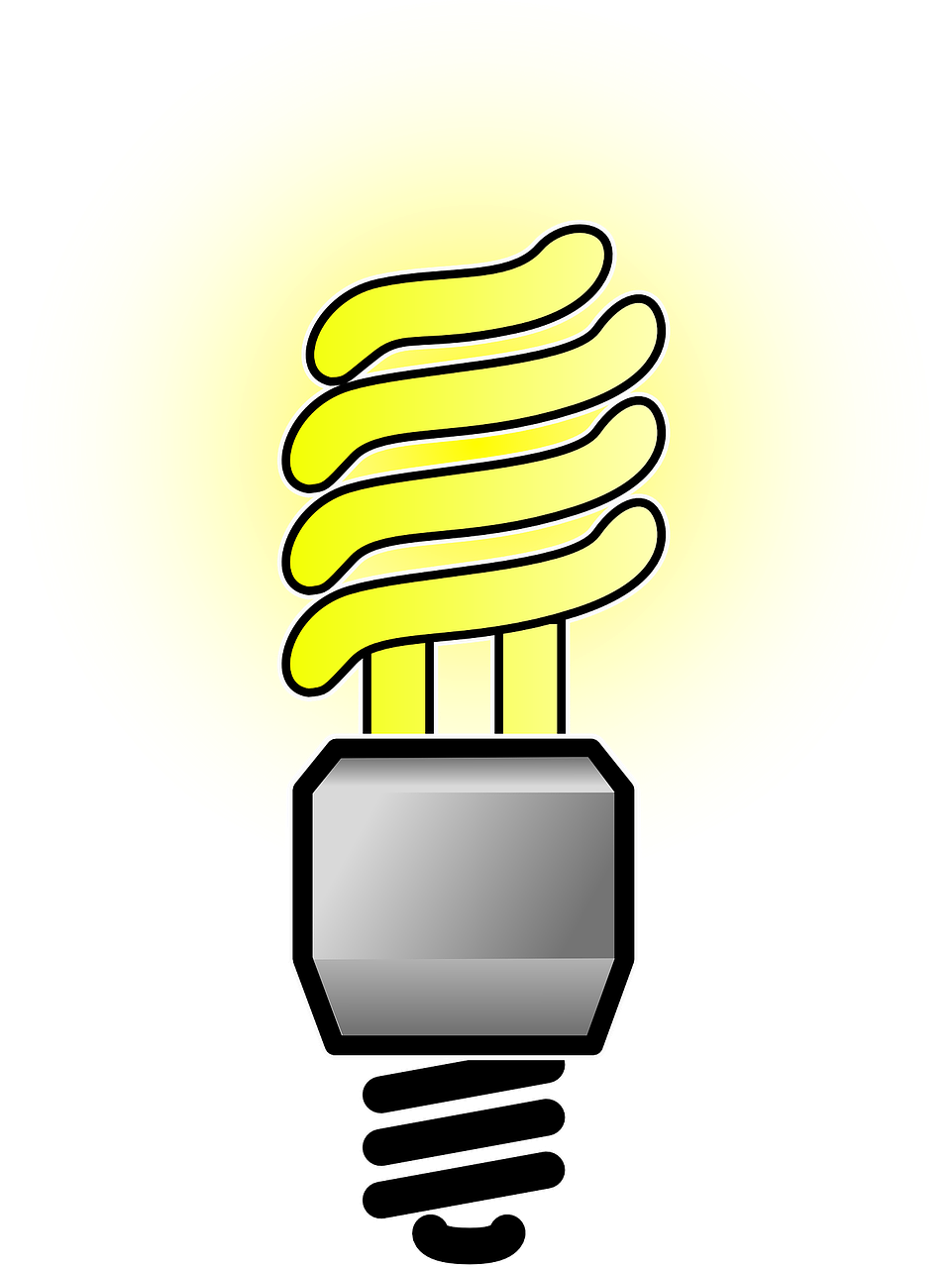 Fluorescencinis, Kompaktiška, Lempa, Šviesa, Cfl, Energija, Elektrinis, Elektra, Technologija, Ekonomiškas