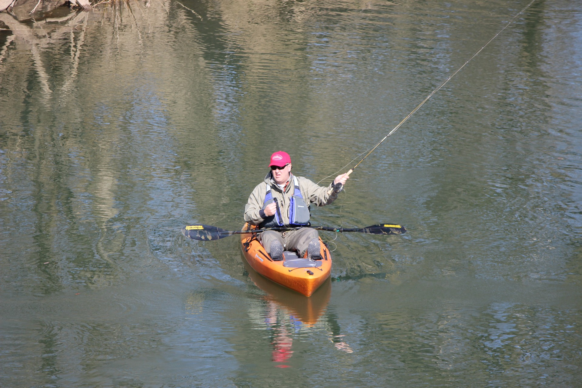 Bendrinis,  Žvejyba,  Flyfishing,  Baidarės,  Švieži & Nbsp,  Vanduo,  Upės,  Ežerai,  Srautai,  Oranžinė