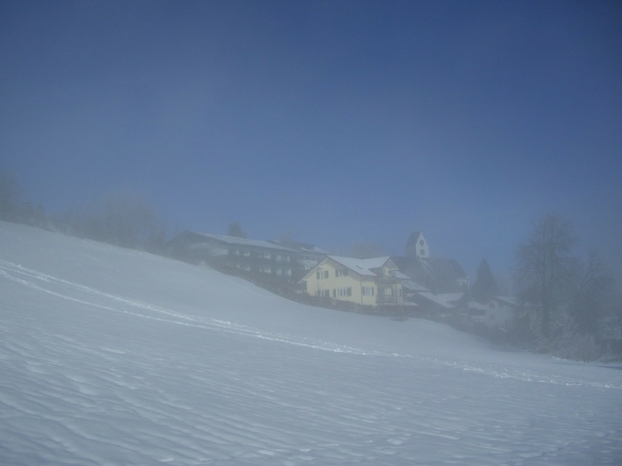 Rūkas, Mittelberg, Žiema, Sniegas, Dangus, Mėlynas, Allgäu, Nemokamos Nuotraukos,  Nemokama Licenzija