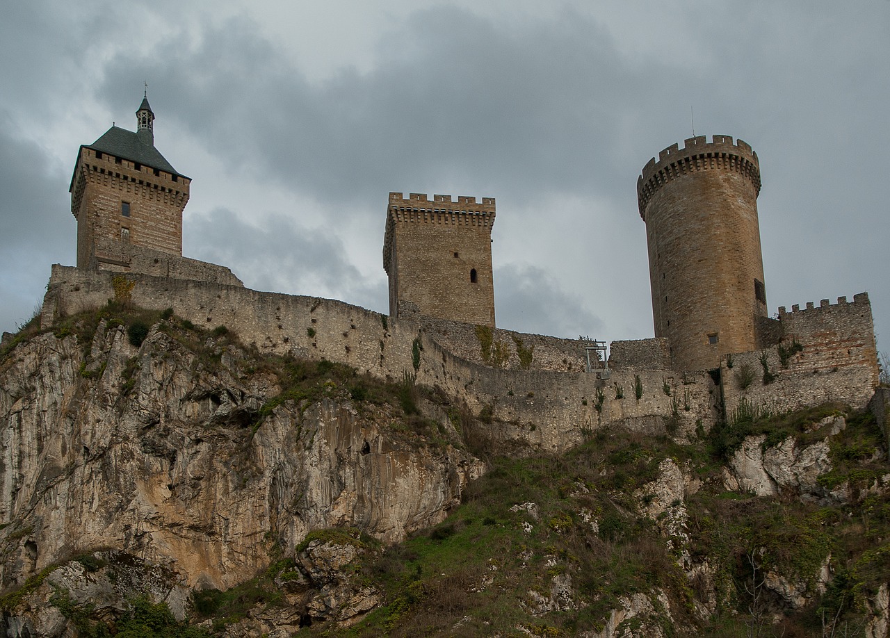 Foix, Tvirtovė, Važiuoklės, Turai, Viduramžių Pilis, Nemokamos Nuotraukos,  Nemokama Licenzija