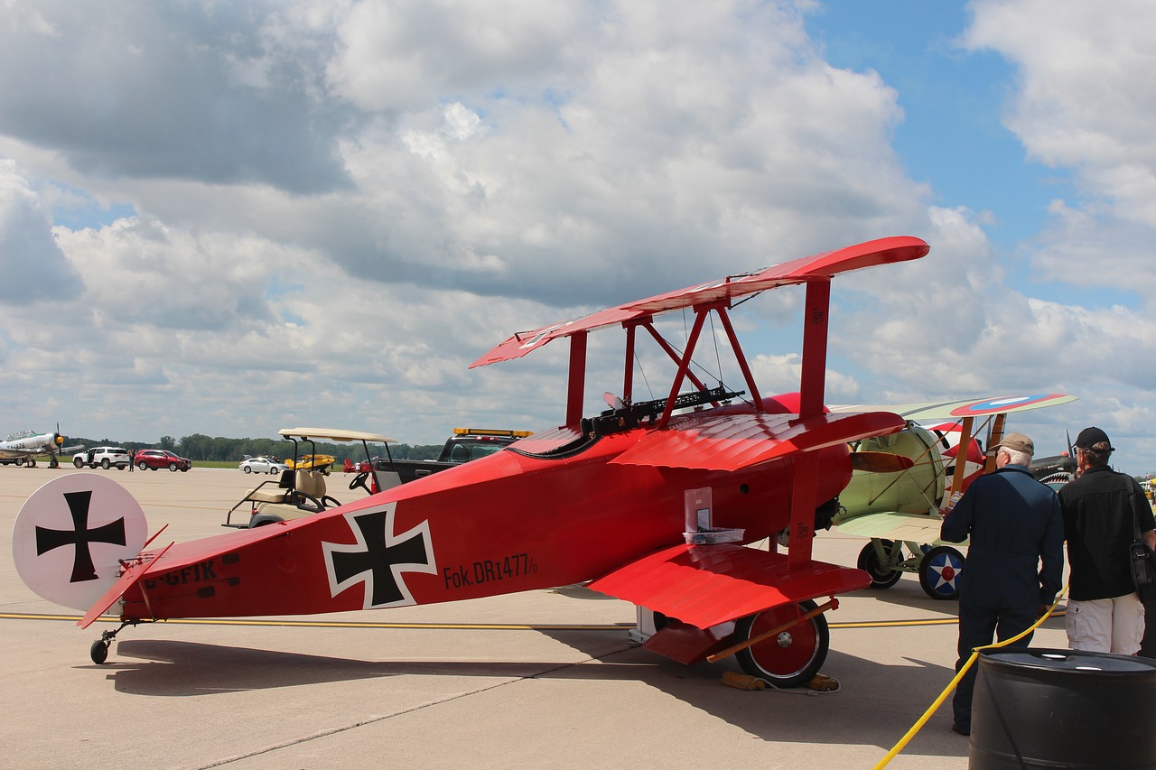 Fokker, Triplanas, Oro Šou, Raudonas Baronas, Nemokamos Nuotraukos,  Nemokama Licenzija