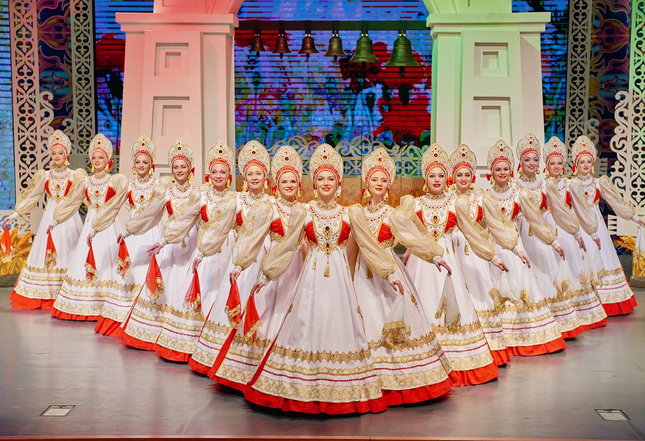 Folkloro,  Šokis,  Rusijos Šokis,  Rusų Kostiumas,  Kokoshnik,  Šokėjai,  Tradicija,  Kostiumas,  Šokiai,  Liaudies