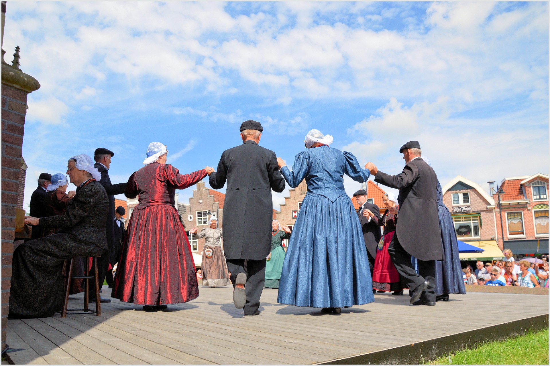 Kostiumai,  Tradicija,  Istorija,  Regioninė & Nbsp,  Suknelė,  Westfriesland,  Schagen,  Šiaurės Olandija,  Šokti,  Demonstracija