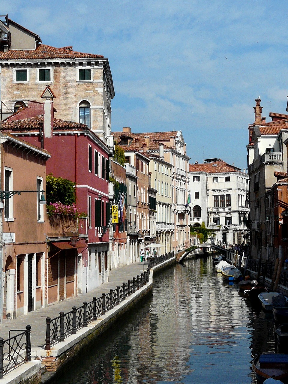 Fondamenta-Garzotti, Birželis, Vasara, Italy, Rio Marin, Venecija, Kanalas, Vanduo, Pastatas, Nemokamos Nuotraukos