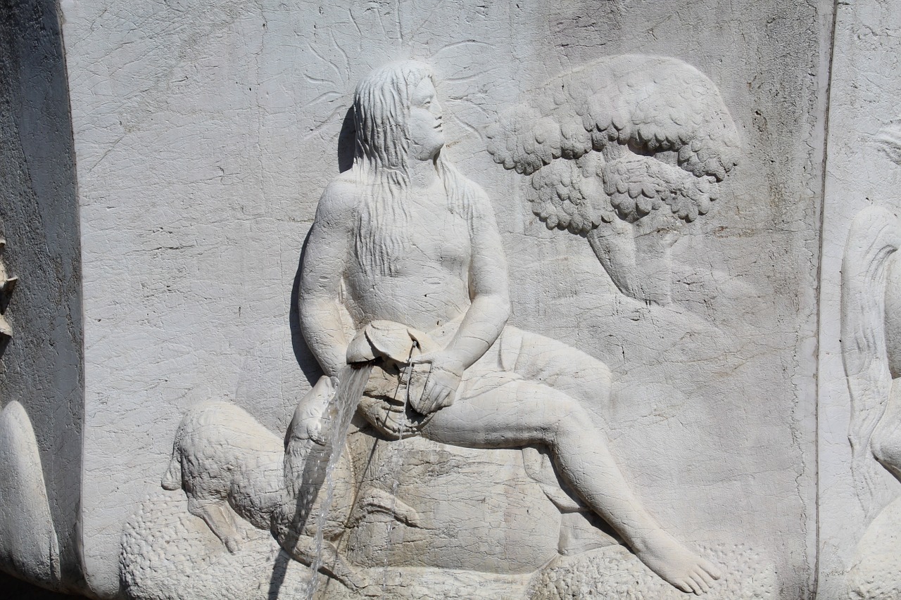 Fontana, Skulptūra, Menas, Statula, Paminklas, Marmuras, Bergamo, Lombardija, Italy, Nemokamos Nuotraukos