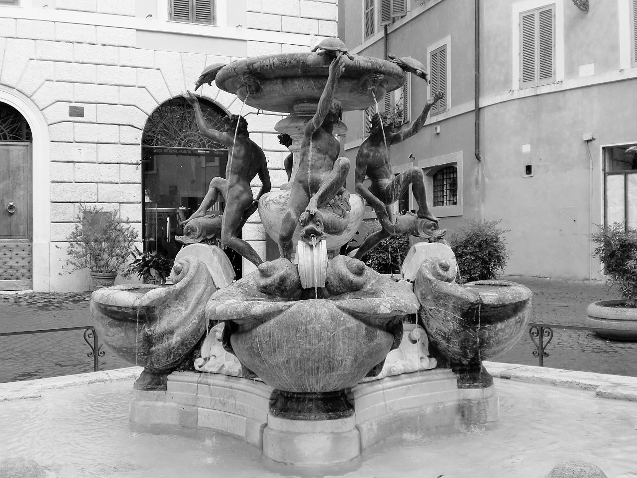 Fontana Tartarughe, Piazza Mattei, Roma, Nemokamos Nuotraukos,  Nemokama Licenzija