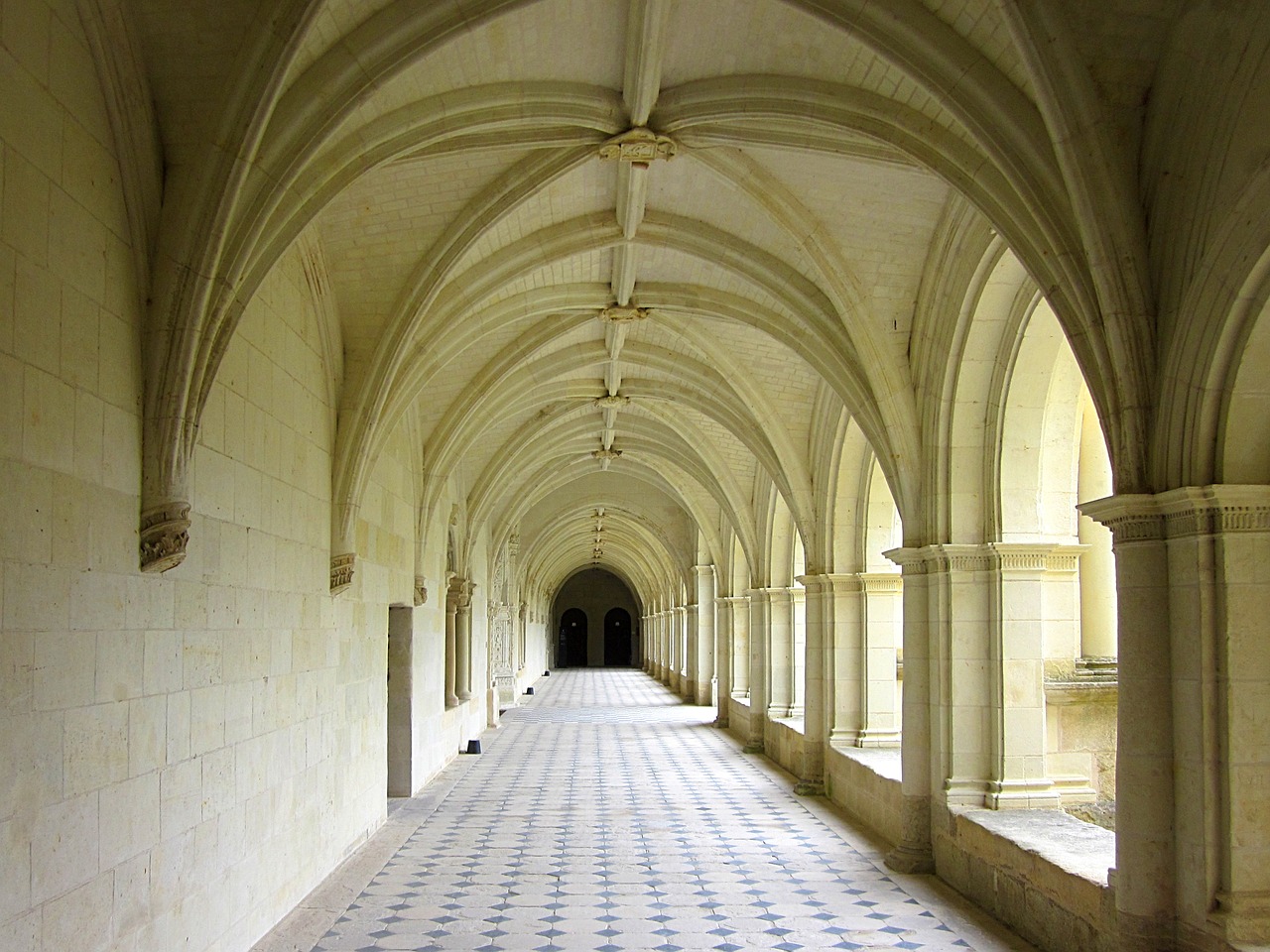 Fontevraud Abbey, Vienuolynas, France, Abatija, Vienuolynas, Chinon, Romanesque, Gotika, Unesco, Nemokamos Nuotraukos