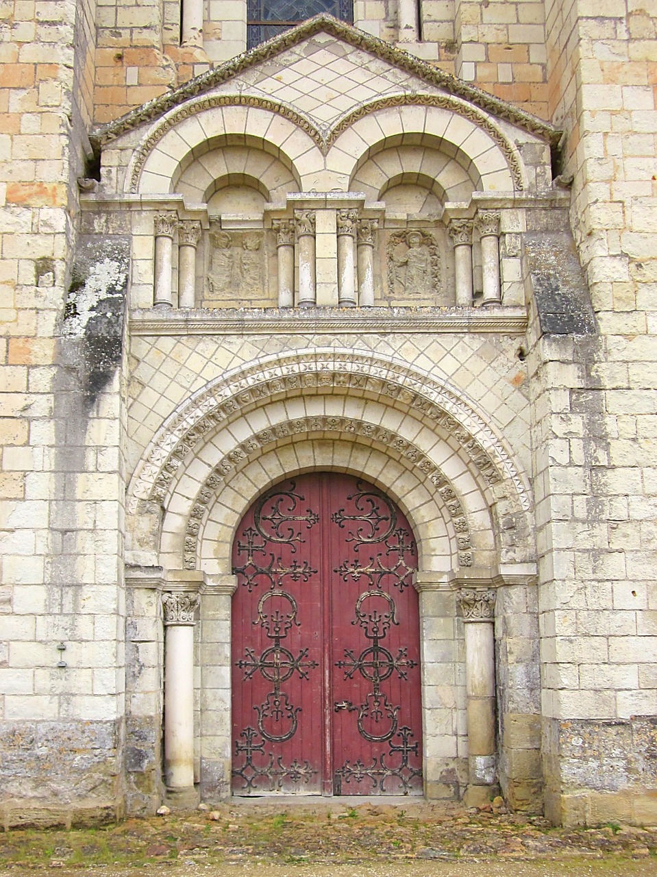 Fontevraud Abbey, Portalas, France, Abatija, Vienuolynas, Chinon, Romanesque, Gotika, Unesco, Nemokamos Nuotraukos
