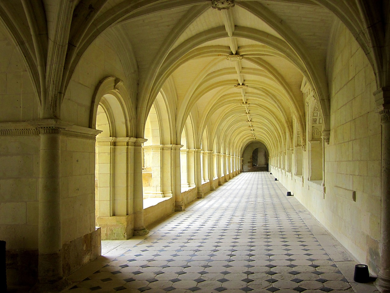 Fontevraud Abbey, Vienuolynas, France, Abatija, Vienuolynas, Chinon, Romanesque, Gotika, Unesco, Nemokamos Nuotraukos