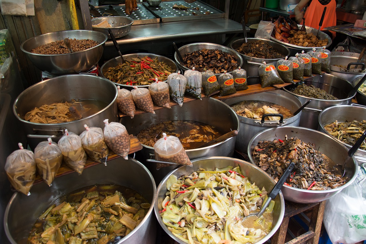 Maisto,  Thai Maisto,  Daržovių,  Įvairių,  Azijos,  Tajų,  Tailandas,  Turgus, Nemokamos Nuotraukos,  Nemokama Licenzija