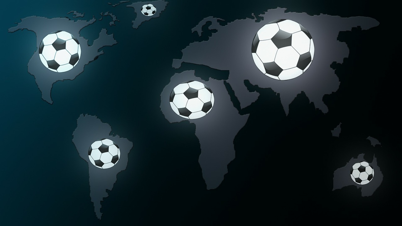 Futbolas, Pasaulio Žemėlapis, Visame Pasaulyje, Sportas, Globalizacija, Nemokamos Nuotraukos,  Nemokama Licenzija