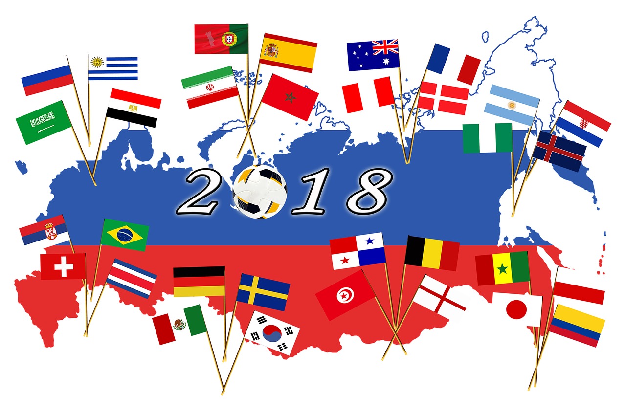 Futbolas,  Pasaulio Čempionatas,  World Cup 2018,  Rusija,  Šalis,  Dalyvis,  2018,  Pasaulio Futbolo Čempionato,  Vėliavos,  Varzybos