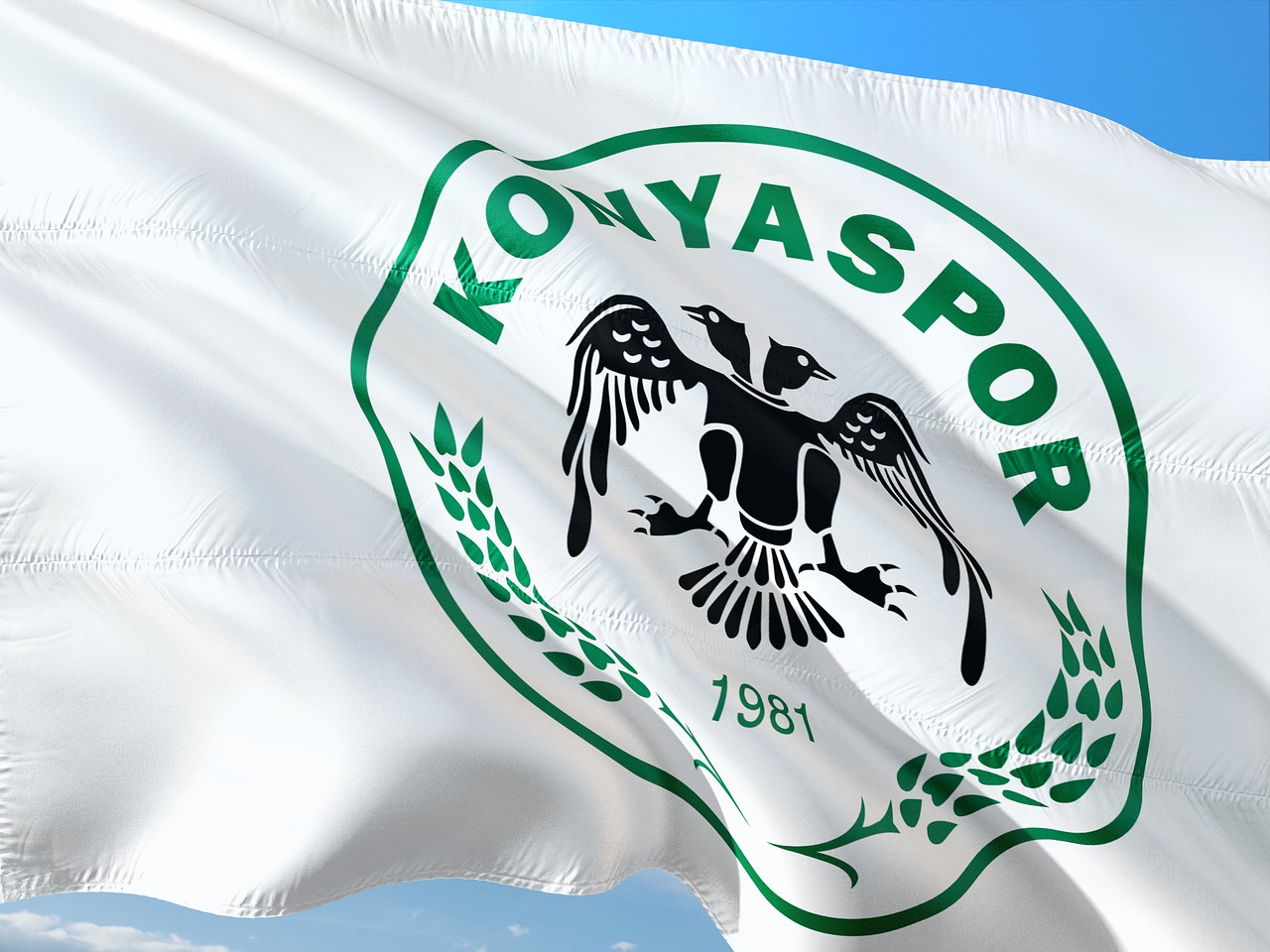 Futbolas,  Tarptautinis,  Turkija,  Sportoto Süperlig,  Vėliava,  Konyaspor, Nemokamos Nuotraukos,  Nemokama Licenzija