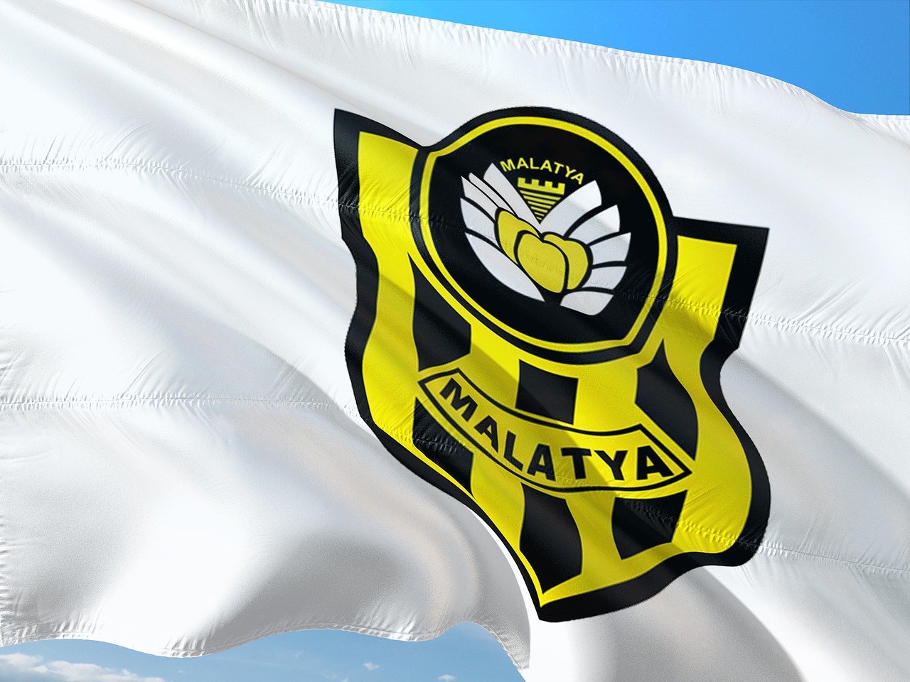 Futbolas,  Tarptautinis,  Turkija,  Sportoto Süperlig,  Vėliava,  Yeni Malatyaspor, Nemokamos Nuotraukos,  Nemokama Licenzija