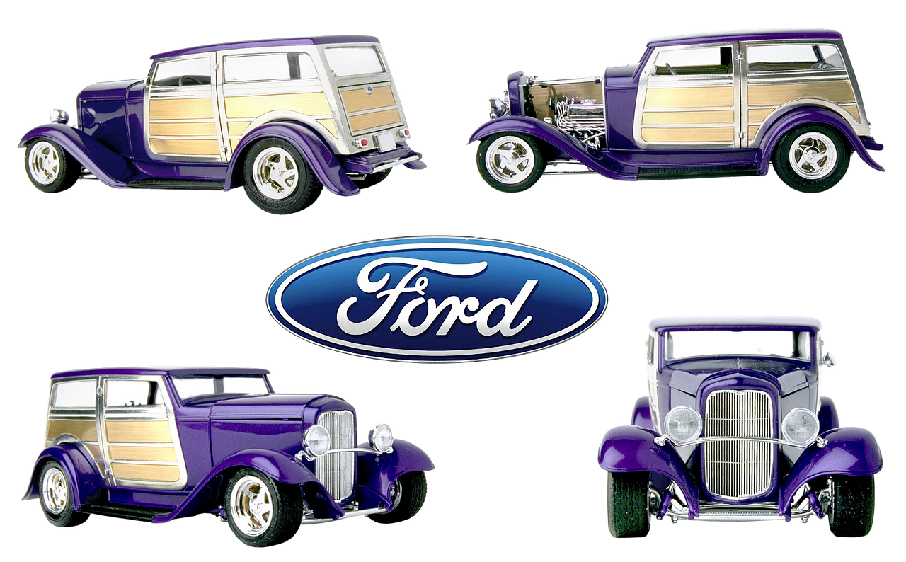 Ford, Automobilis, Oldtimer, 1932 M. Ford Greičio Vagonas, Automatinis, Vintage, Retro, Kolekcionuojami, Senas, Modelis