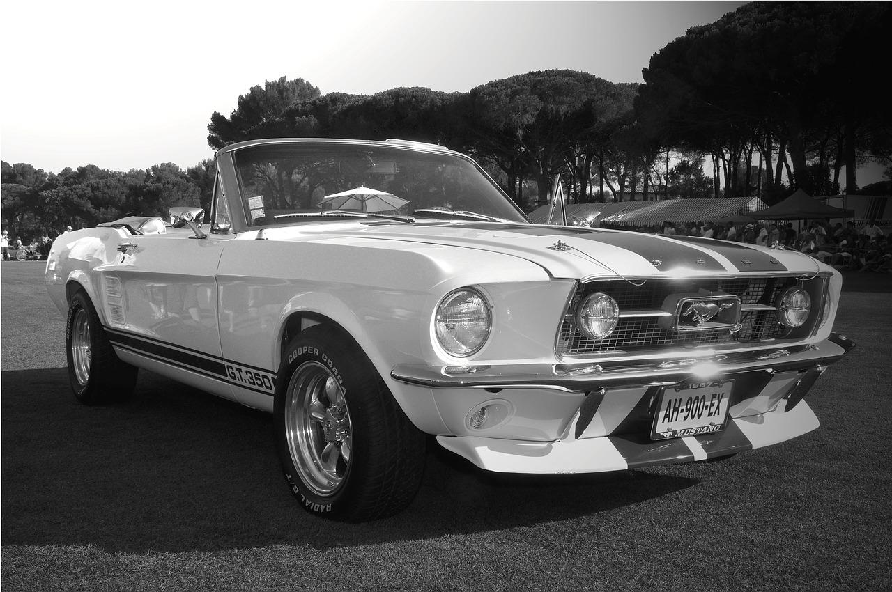 Ford, Mustangas, Gt, 350, Metai, 1967, Amerikietis, Rinkimas, Automobilis, Automobilis