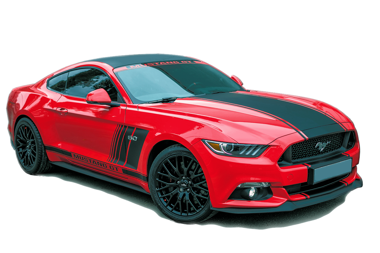 Ford Mustang, Raudona, Atleistas Ir Redaguojamas, Prekinis Ženklas, Automobiliai, Automobilis, Nemokamos Nuotraukos,  Nemokama Licenzija